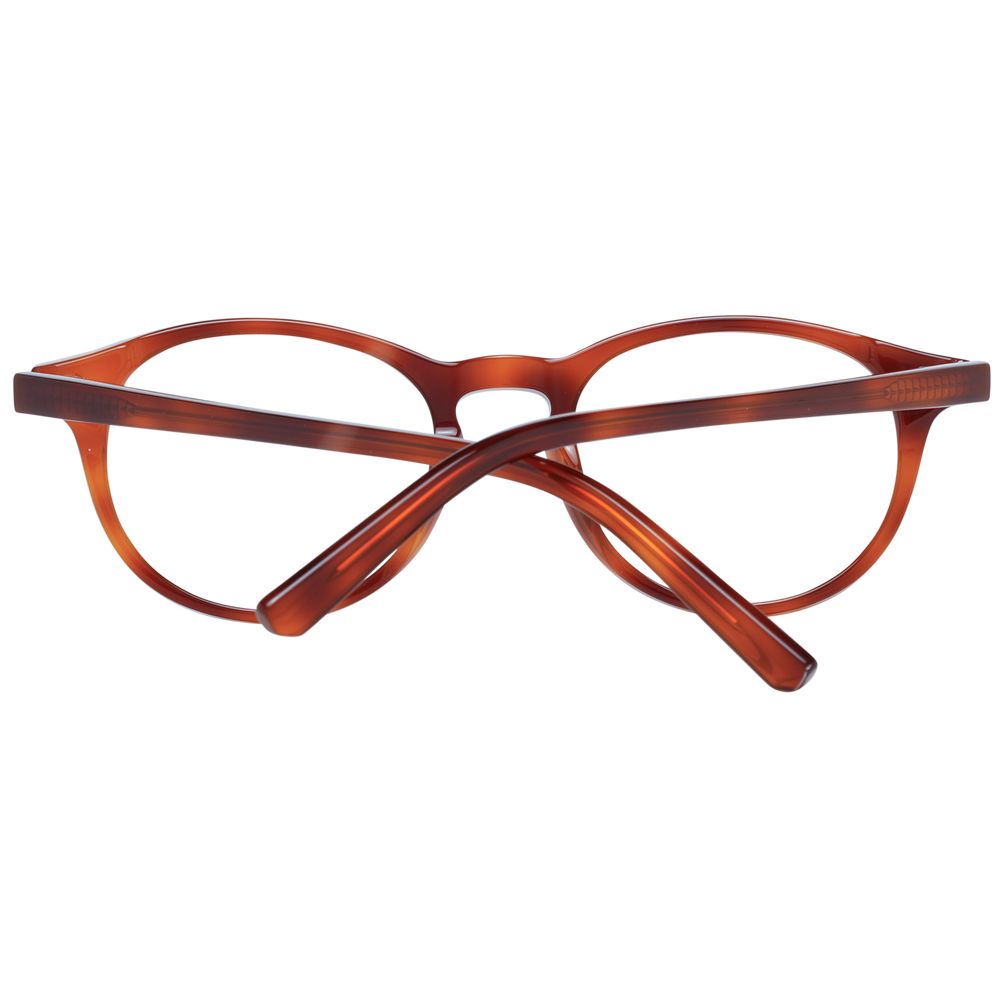 Brown Unisex Glasses Frame Bally