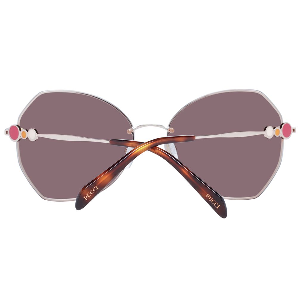 Rose Gold Women Sunglass Emilio Pucci