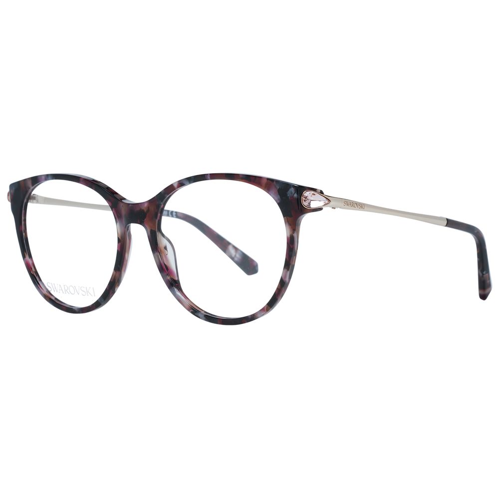 Brown Women Glasses Frame Swarovski