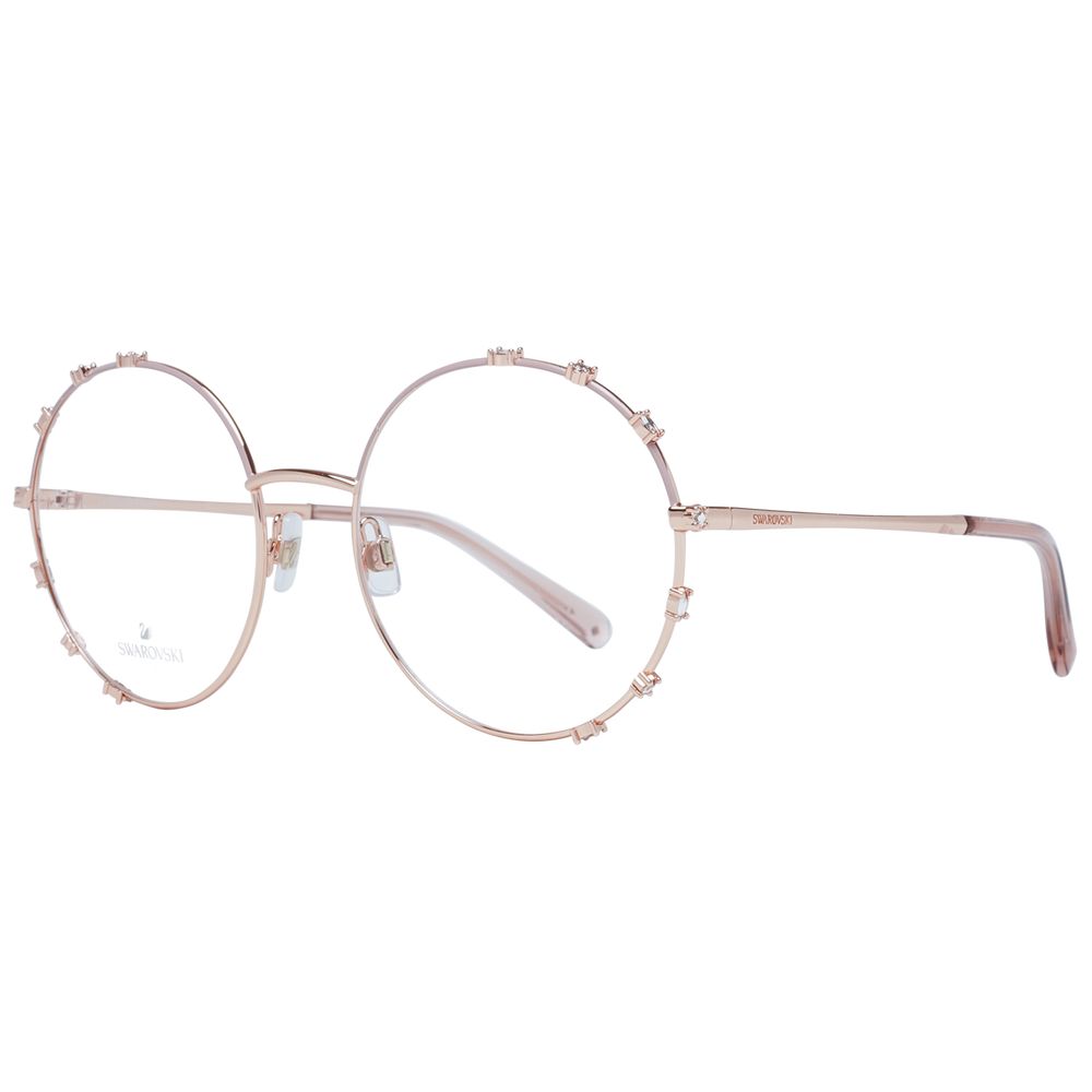 Pink Women Glasses Frame Swarovski