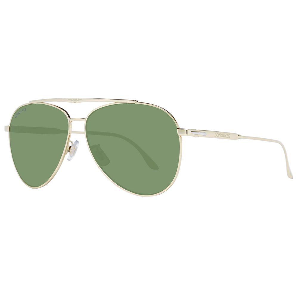 Gold Men Sunglass Longines