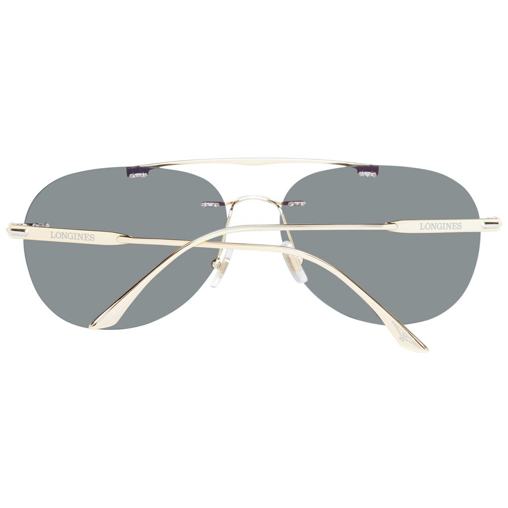 Gold Men Sunglass Longines