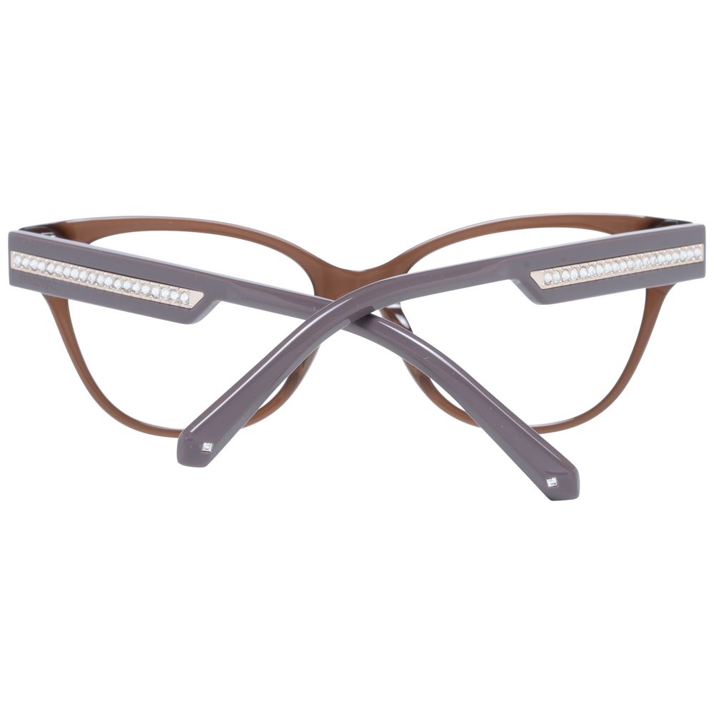 Purple Women Glasses Frame Swarovski