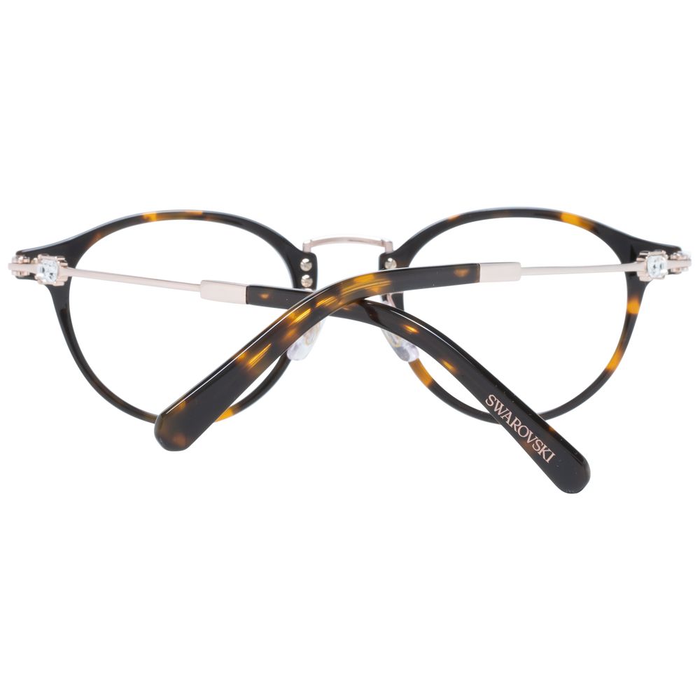 Brown Women Glasses Frame Swarovski
