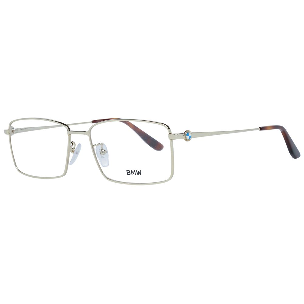 Gold Men Glasses Frame BMW