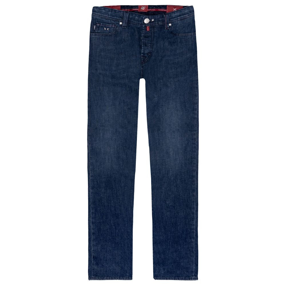 Blue Cotton Men Jeans Tramarossa