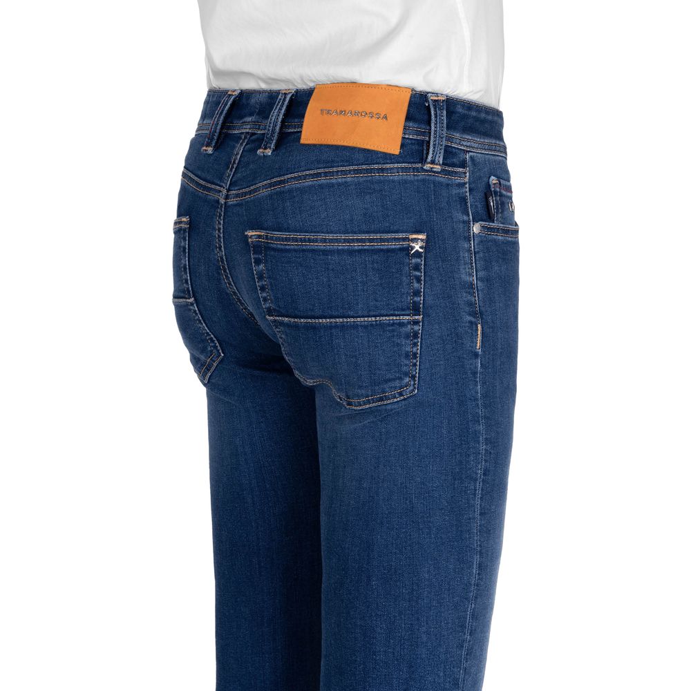 Blue Cotton Men's Jeans Tramarossa