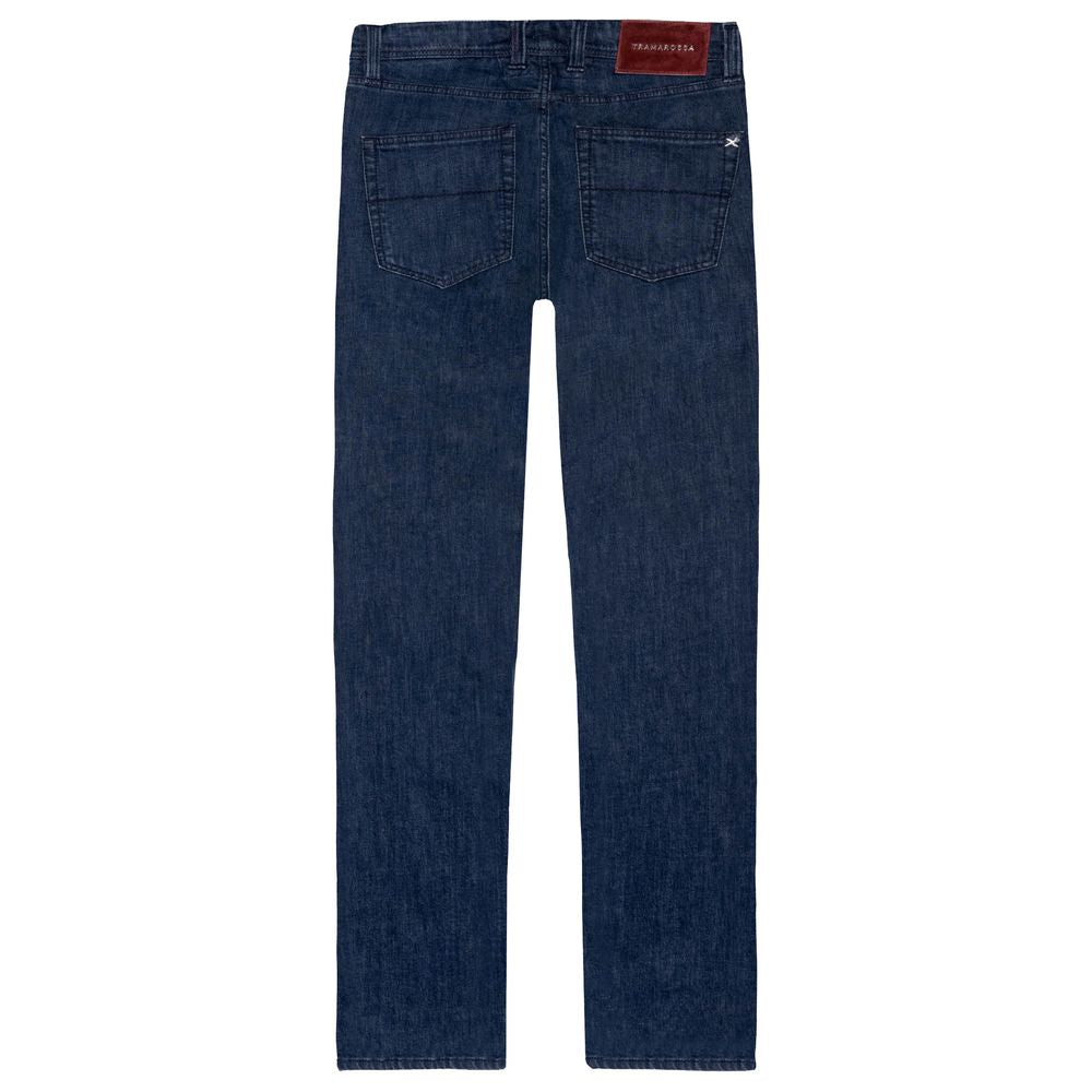Blue Cotton Men Jeans Tramarossa