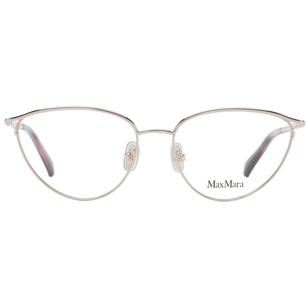 Rose Gold Women Glasses Frame Max Mara