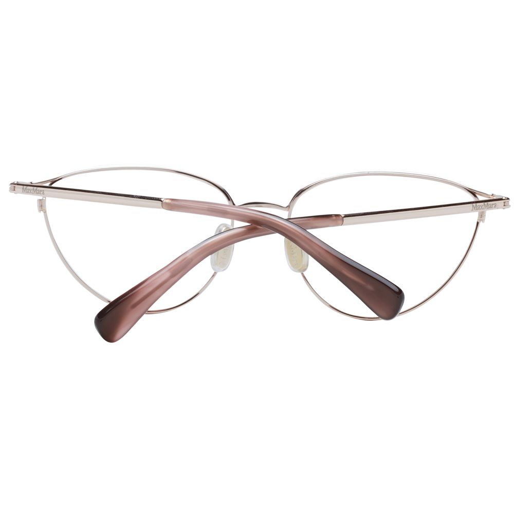 Rose Gold Women Glasses Frame Max Mara