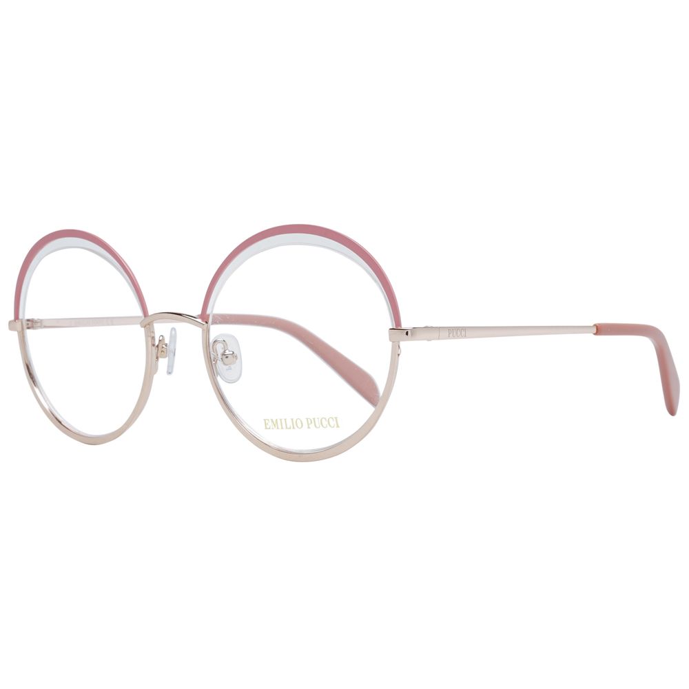 Pink Women Glasses Frame Emilio Pucci