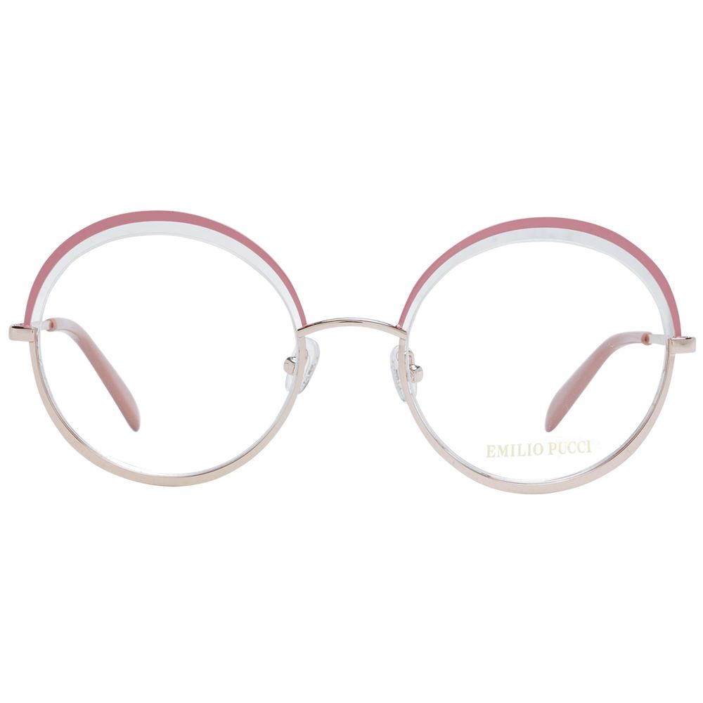 Pink Women Glasses Frame Emilio Pucci