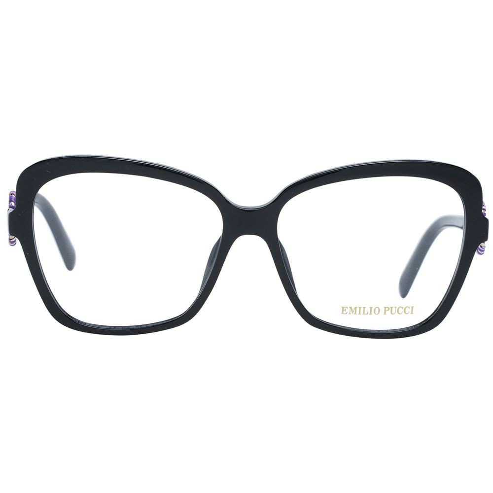 Black Women Glasses Frame Emilio Pucci