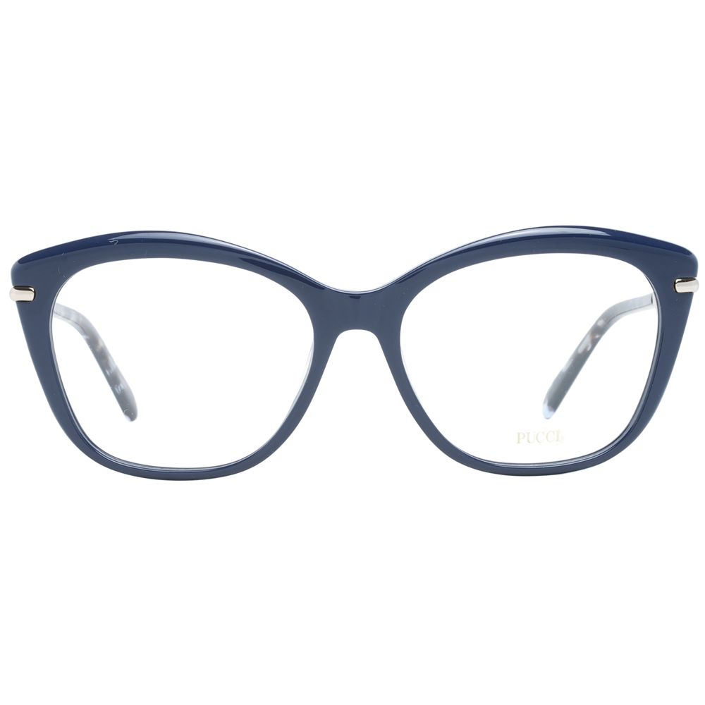 Blue Women Glasses Frame Emilio Pucci