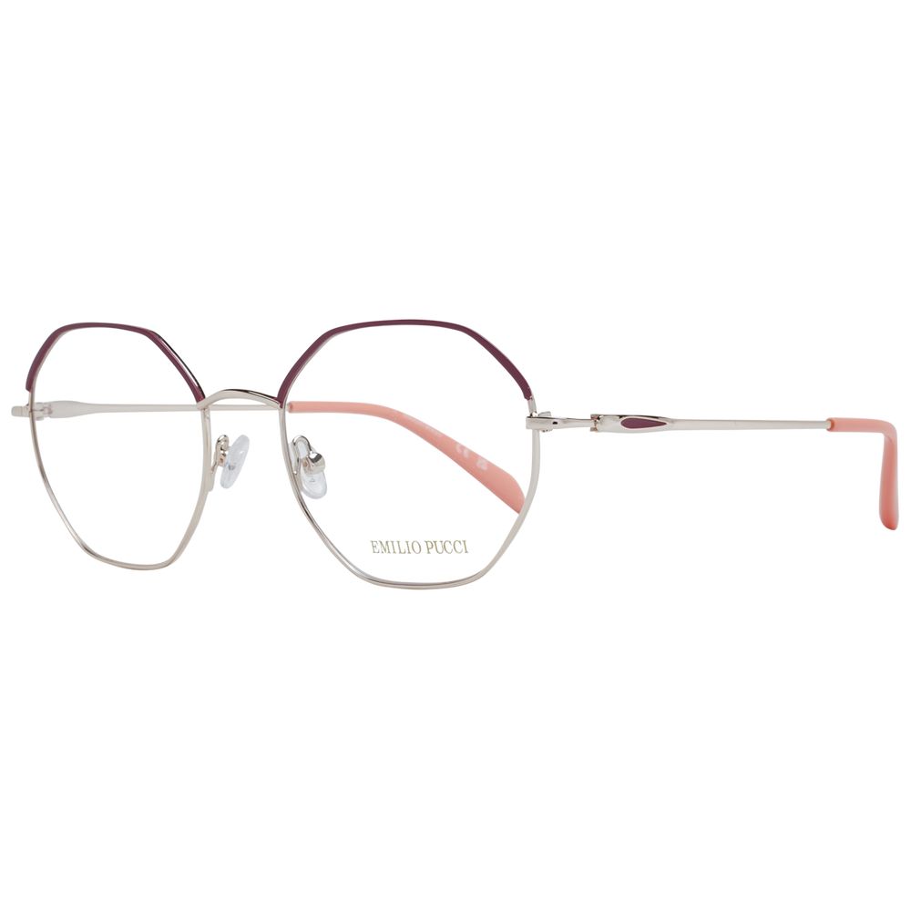 Red Women Glasses Frame Emilio Pucci