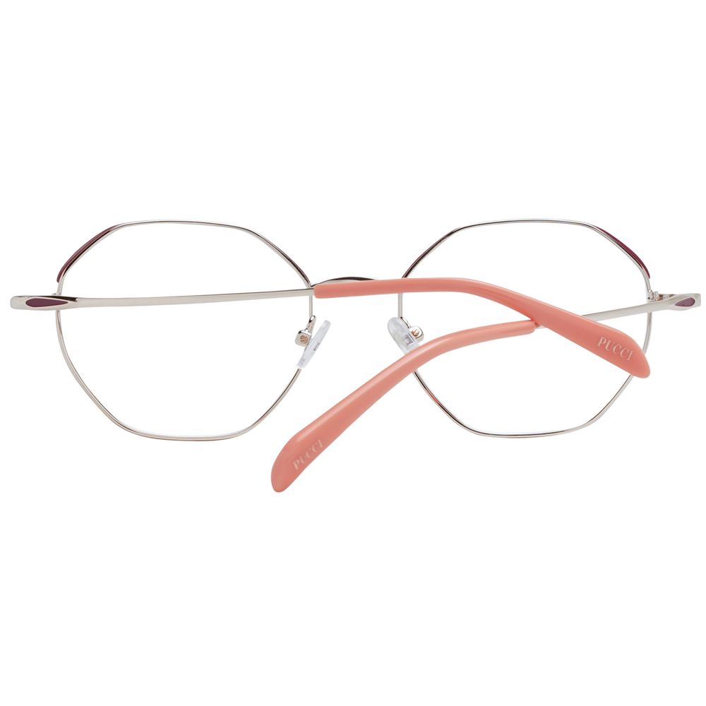 Red Women Glasses Frame Emilio Pucci