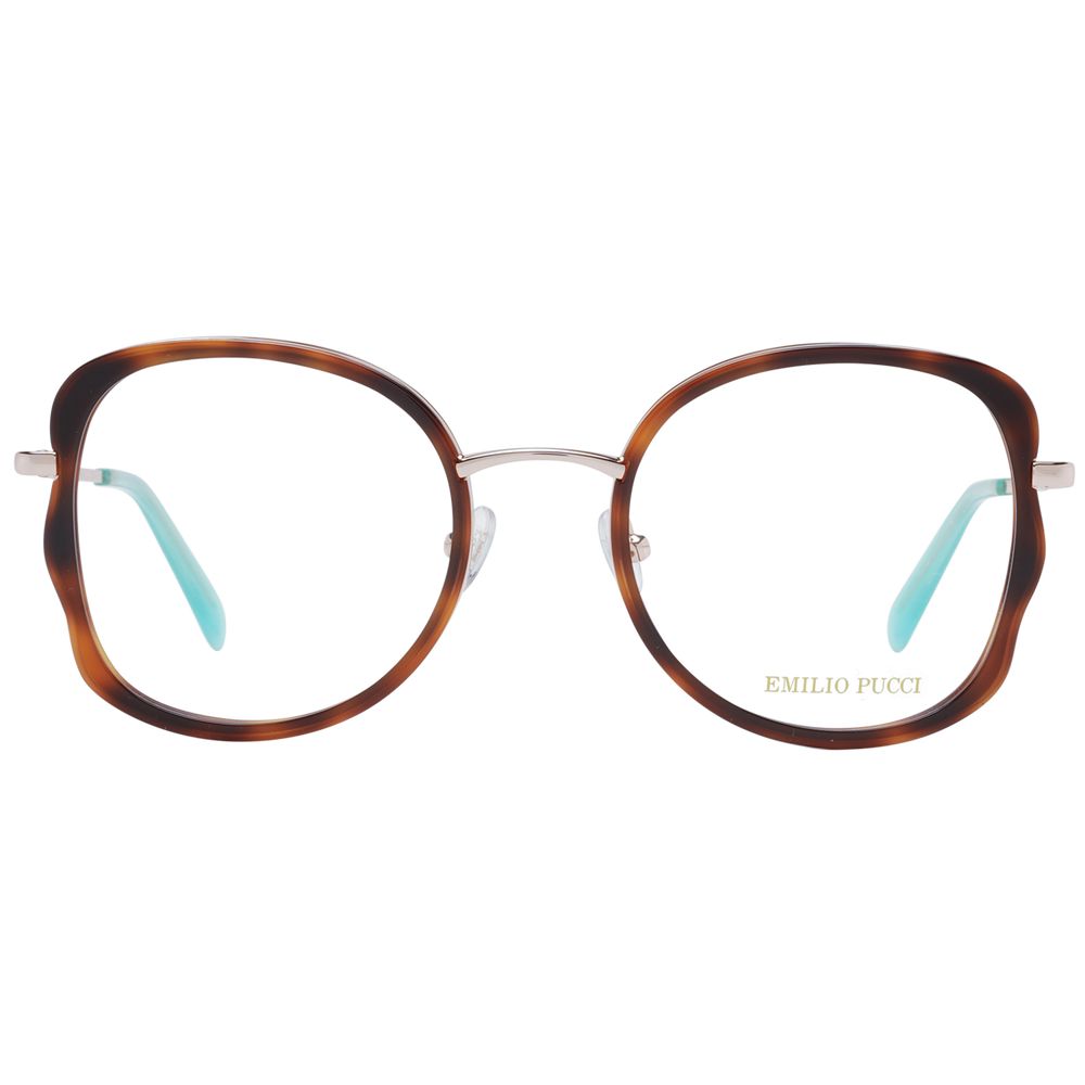 Brown Women Glasses Frame Emilio Pucci