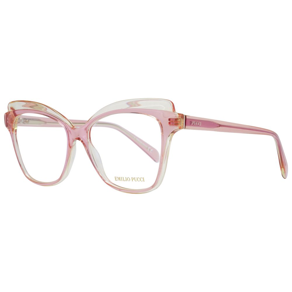 Pink Women Glasses Frame Emilio Pucci