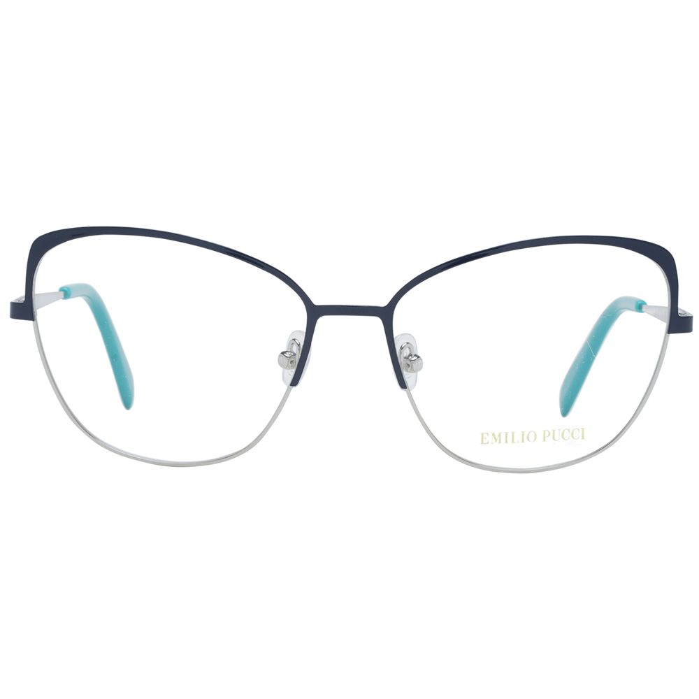 Blue Women Glasses Frame Emilio Pucci