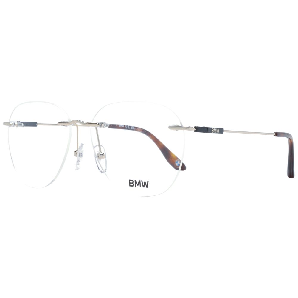 Gold Men Glasses Frame BMW