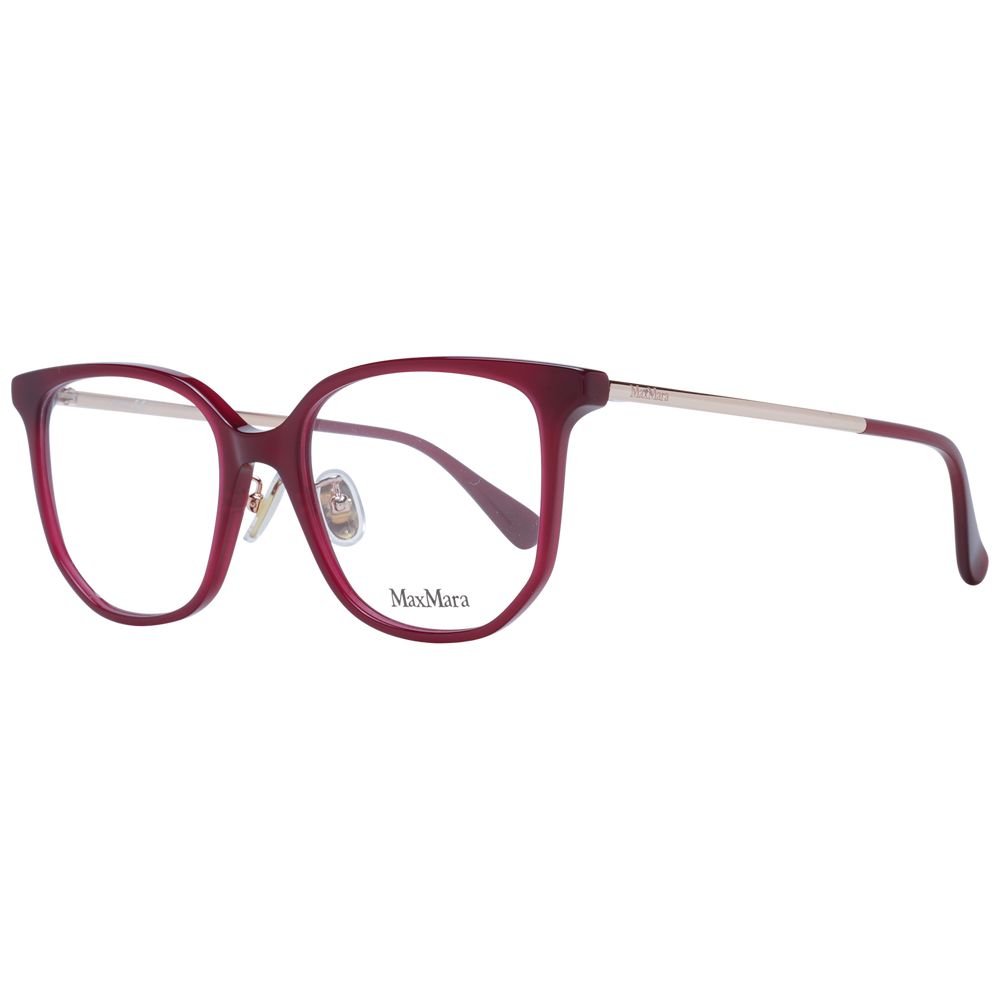 Red Women Glasses Frame Max Mara