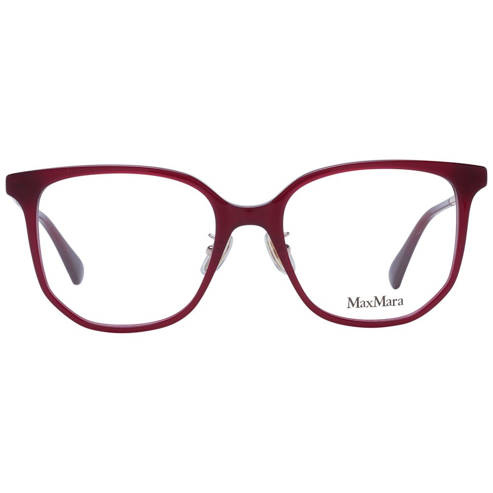 Red Women Glasses Frame Max Mara