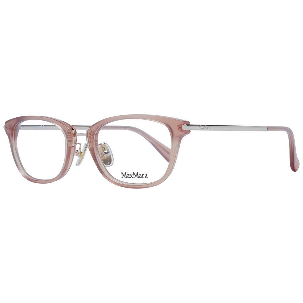 Beige Women Glasses Frame Max Mara