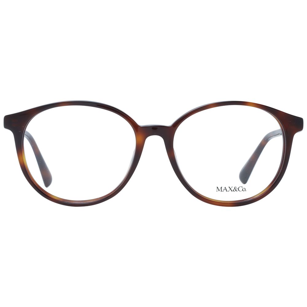 Brown Women Glasses Frame Max & Co