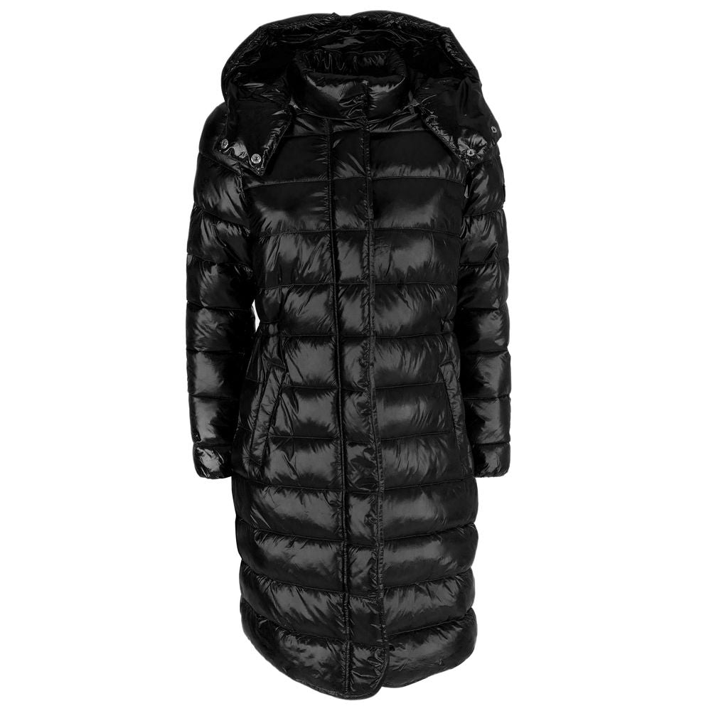 Black Polyamide Women's Jacket Yes Zee