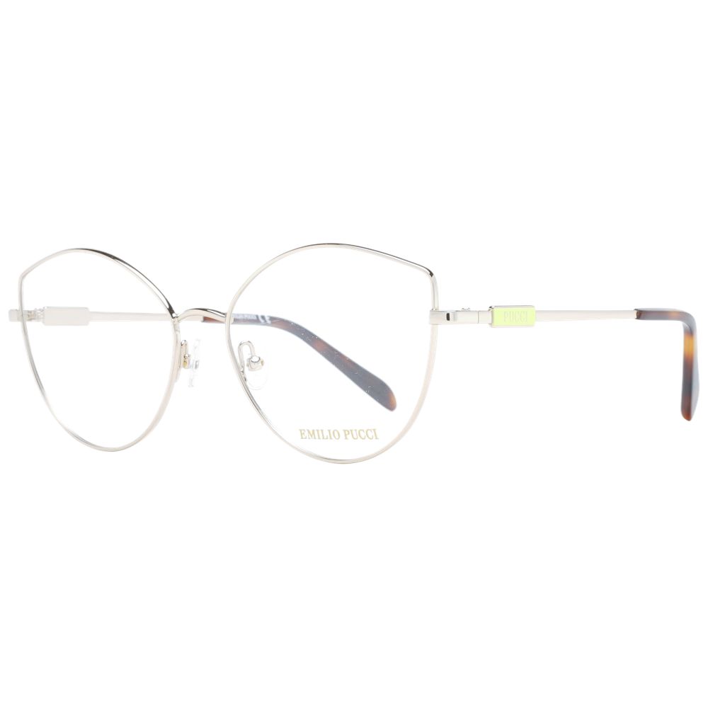 Silver Women Glasses Frame Emilio Pucci