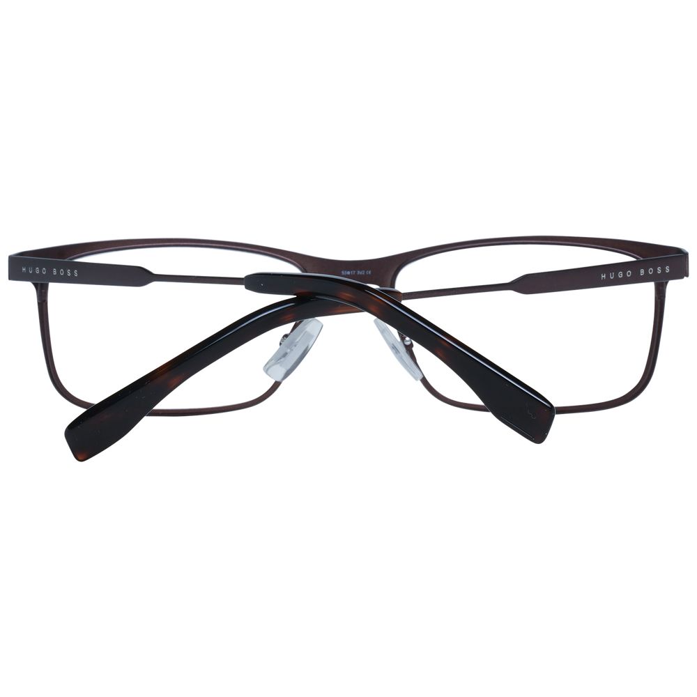 Brown Men Glasses Frame Hugo Boss