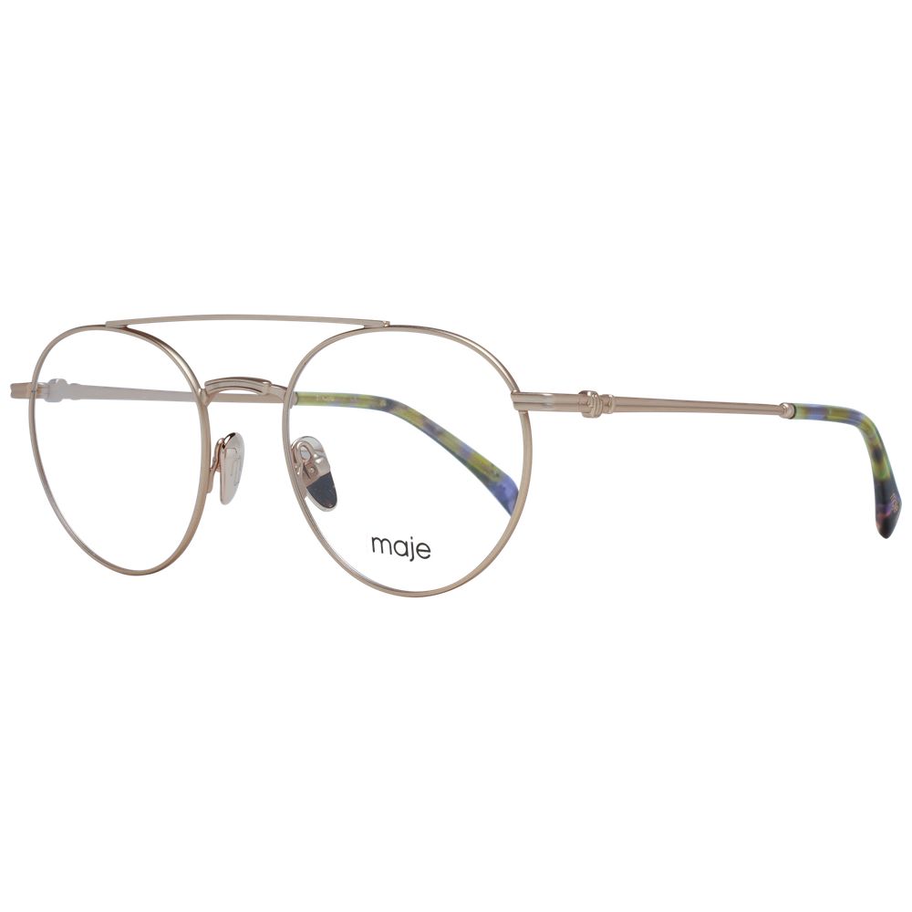 Gold Women Glasses Frame Maje
