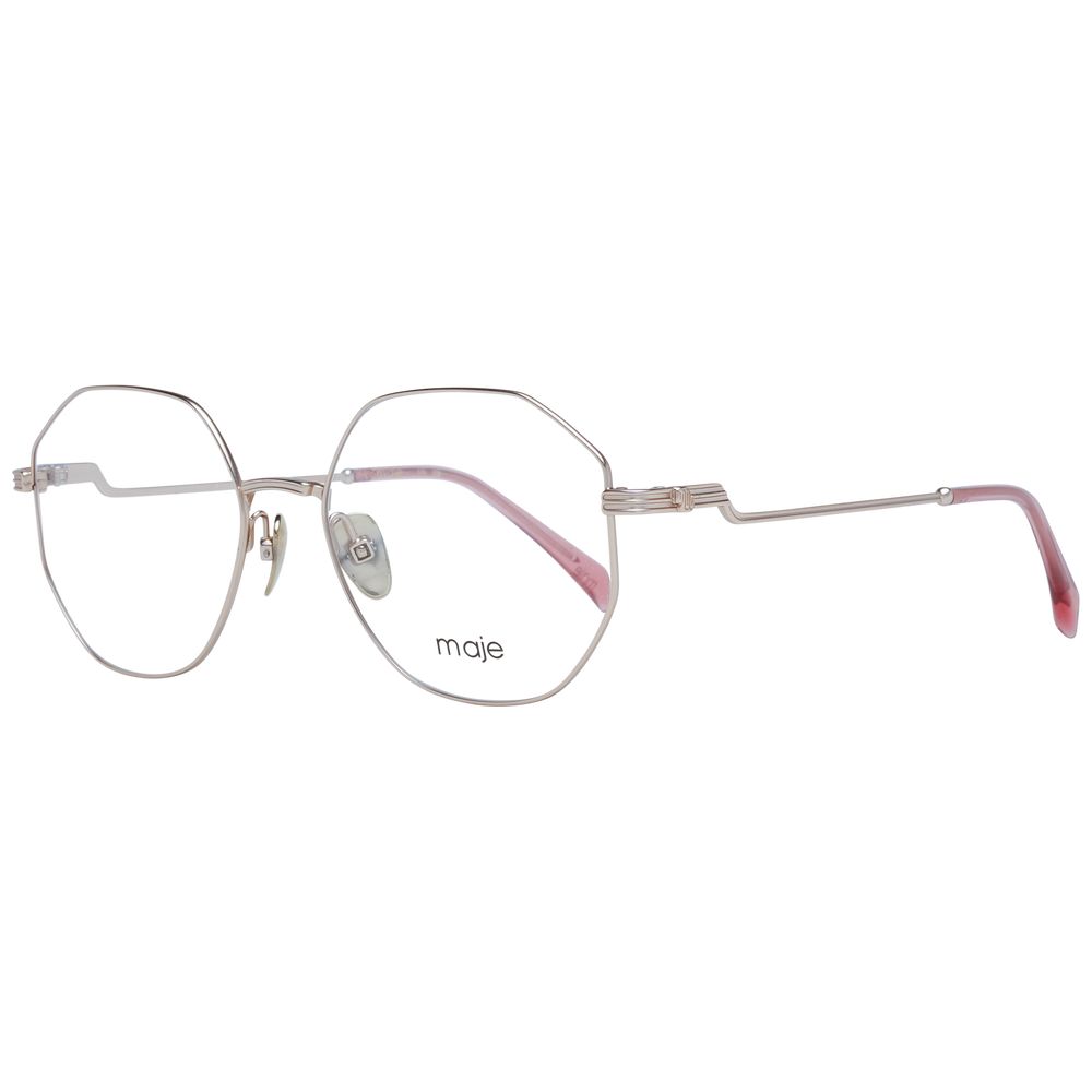 Gold Women Glasses Frame Maje