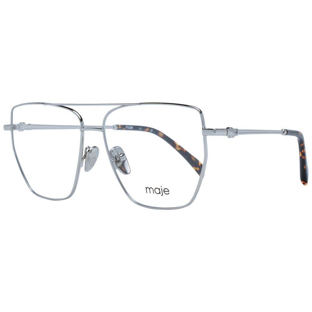 Silver Women Glasses Frame Maje