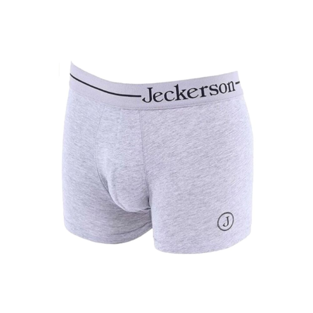 Gray Cotton Men Boxer Jeckerson