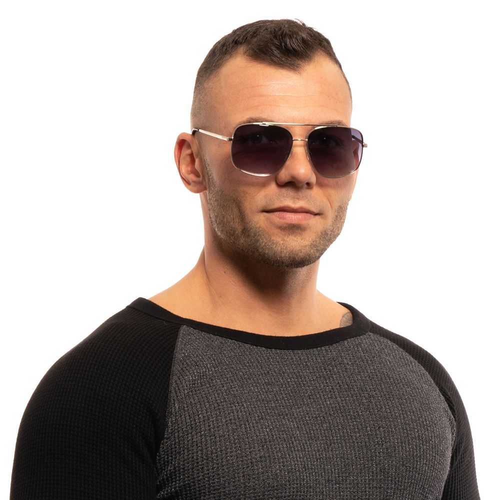 Silver Men Sunglass Guess