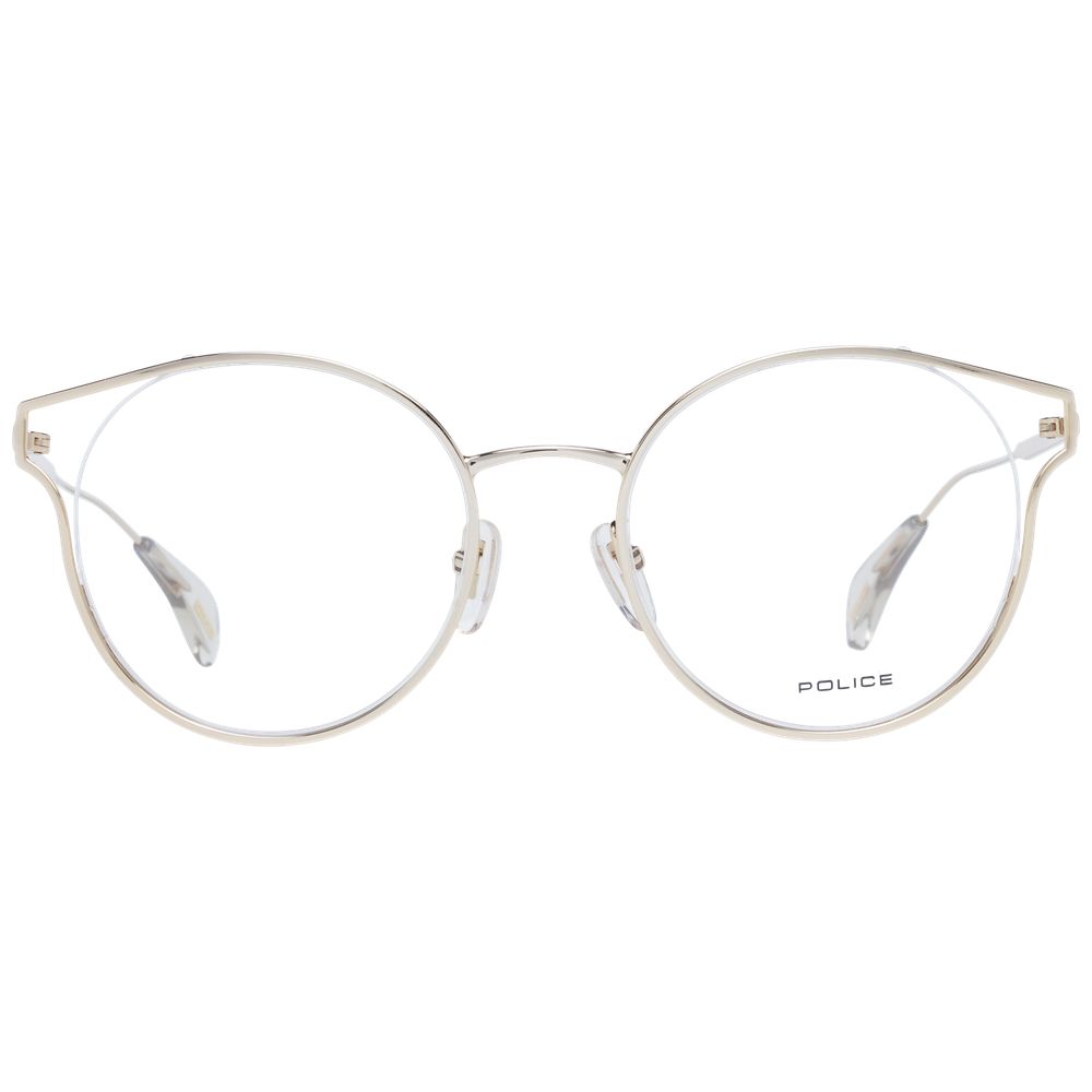 Rose Gold Women Glasses Frame Police