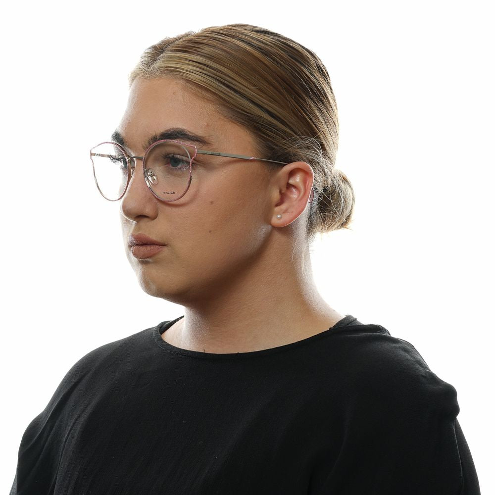 Pink Women Glasses Frame Police