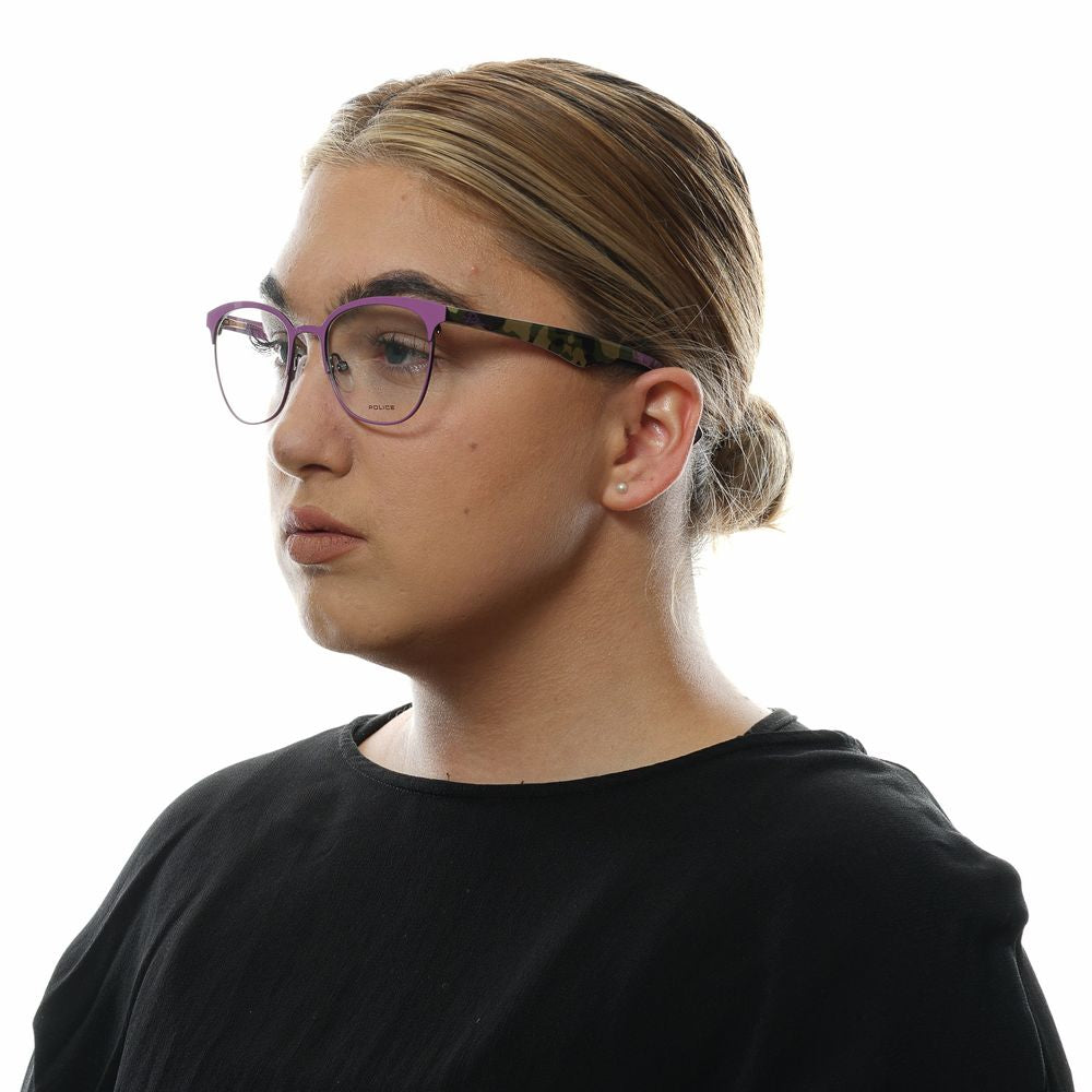 Purple Women Glasses Frame Police
