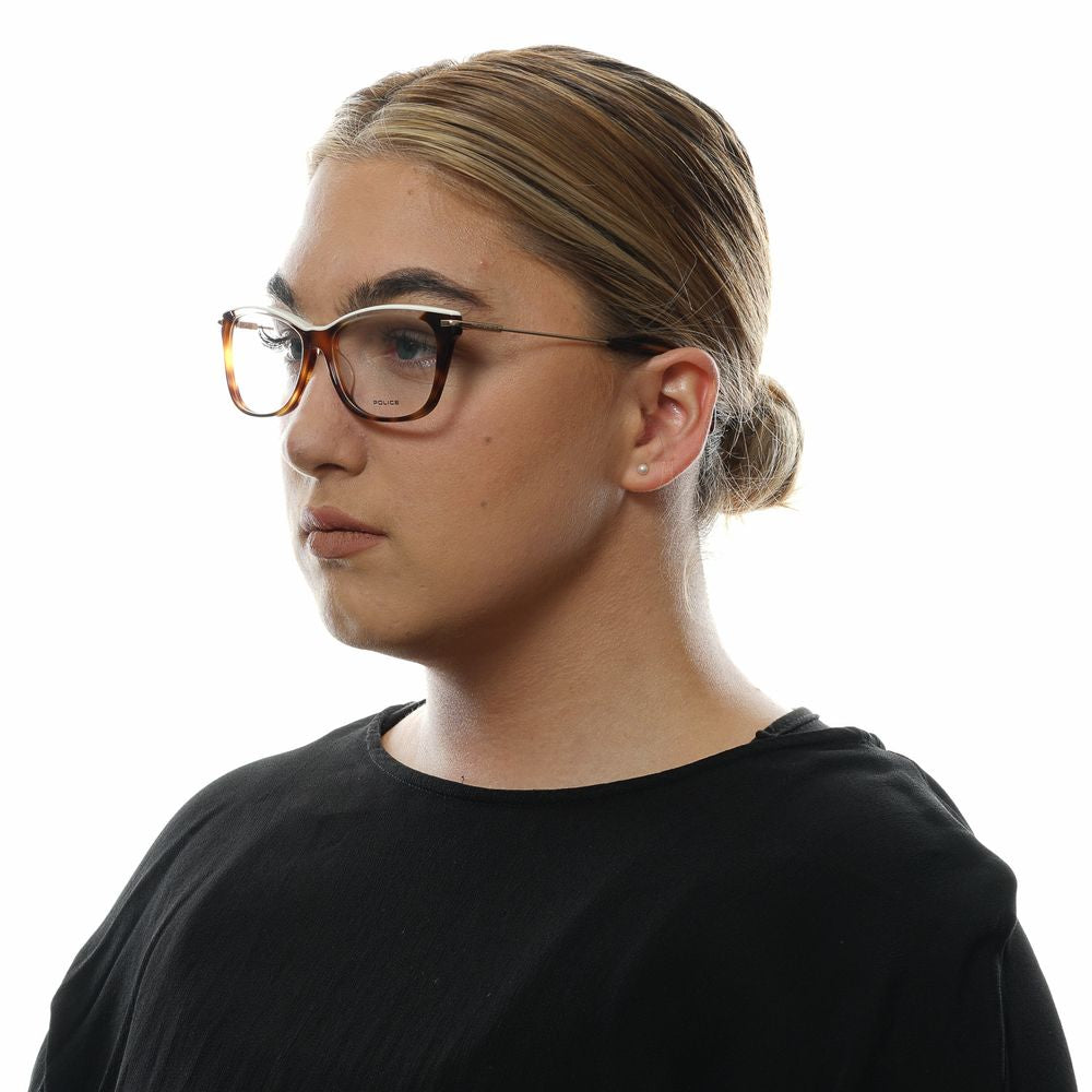 Brown Women Glasses Frame Police