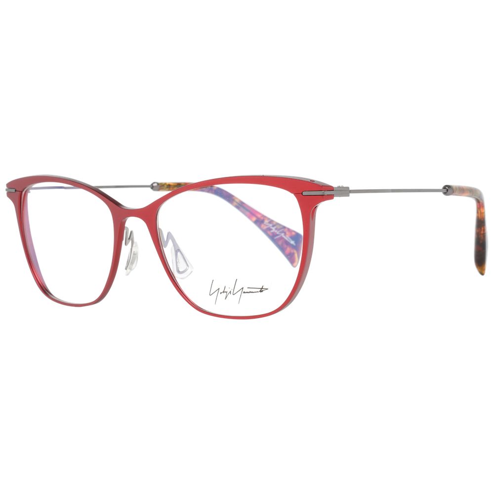 Red Women Glasses Frame Yohji Yamamoto