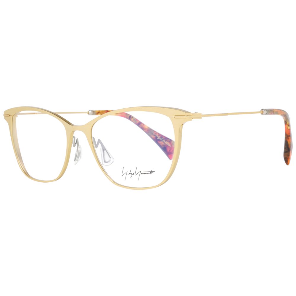 Gold Women Glasses Frame Yohji Yamamoto