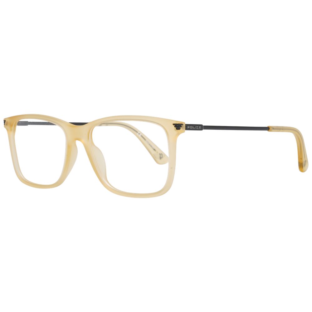 Yellow Men Glasses Frame Police