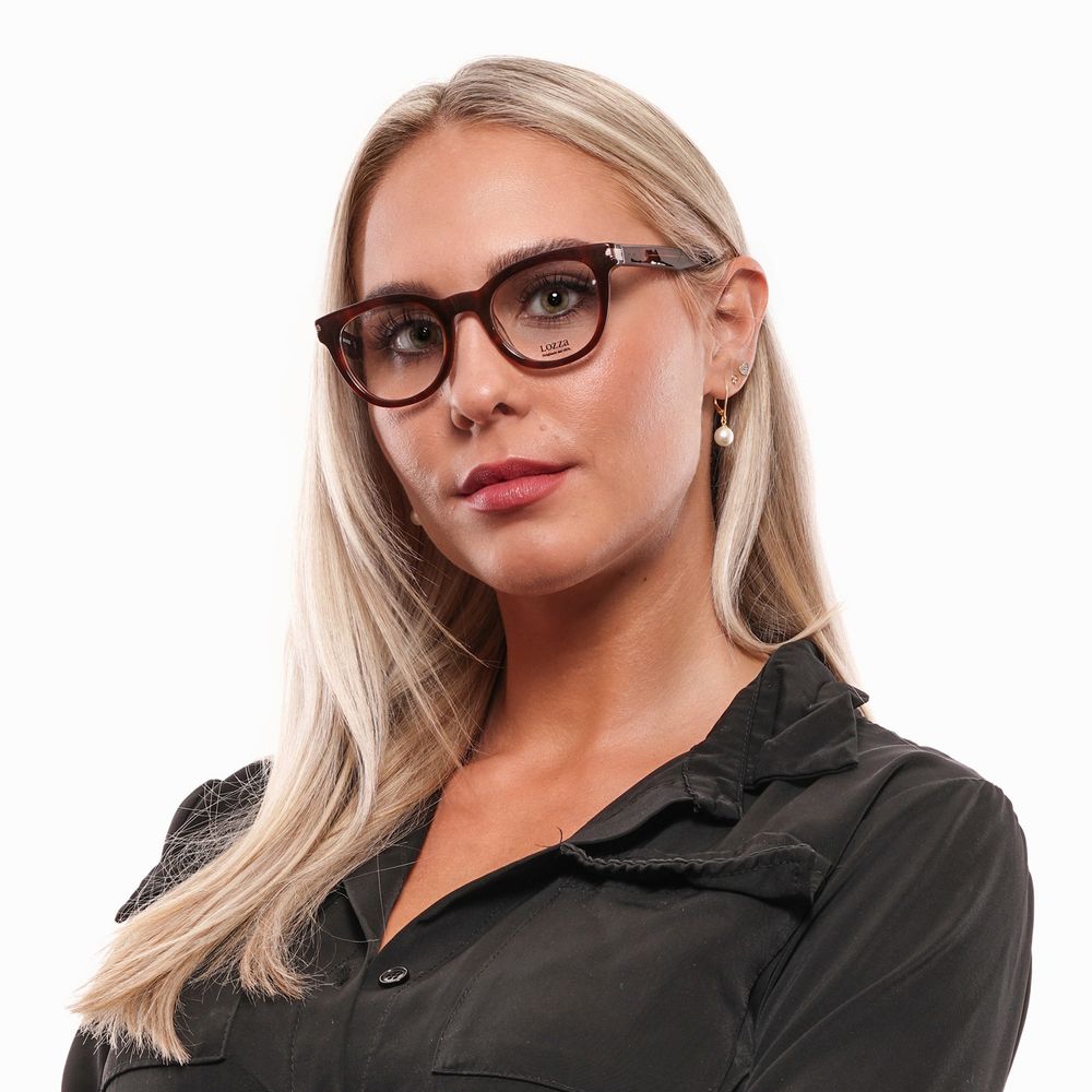 Brown Women Glasses Frame Lozza