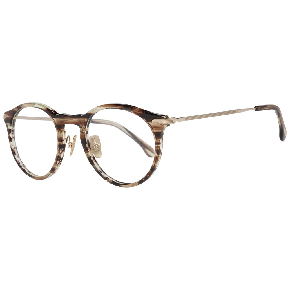 Brown Unisex Glasses Frame Lozza