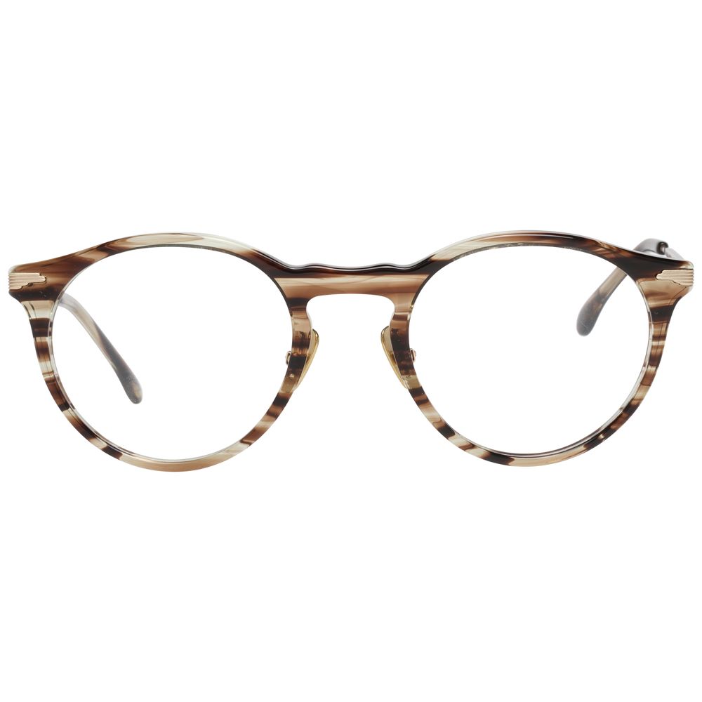 Brown Unisex Glasses Frame Lozza