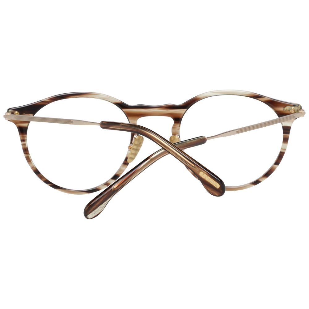 Brown Unisex Glasses Frame Lozza