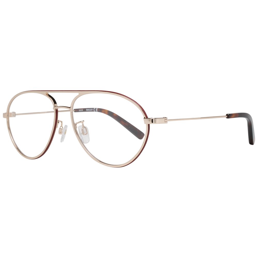 Rose Gold Men Glasses Frame Bally
