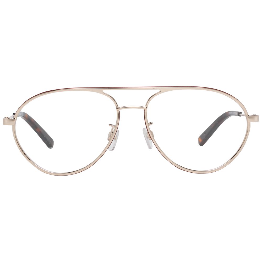Rose Gold Men Glasses Frame Bally