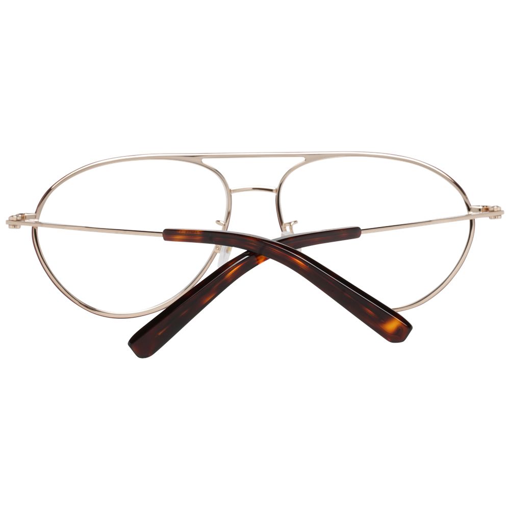 Rose Gold Men Glasses Frame Bally